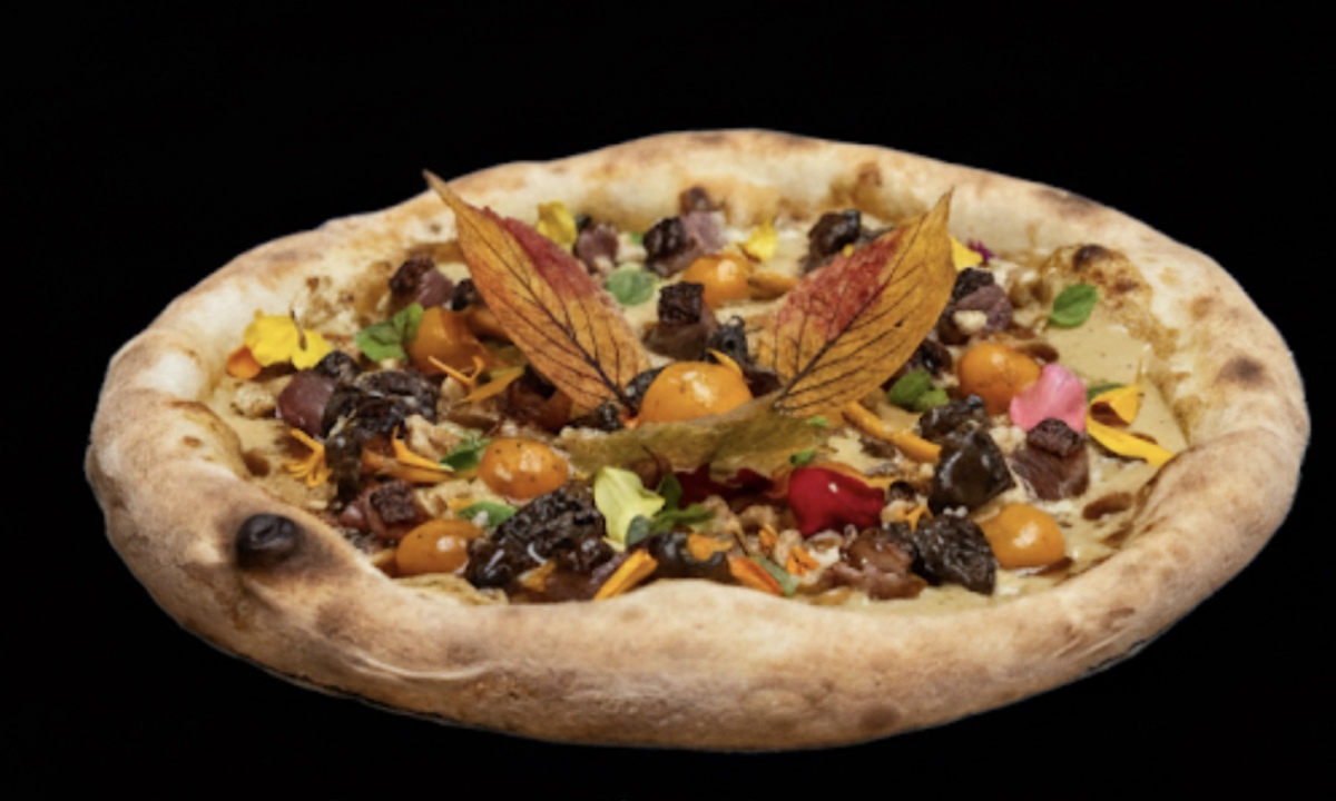 Symphonie d’automne, pizza gagnante de Florent Serra